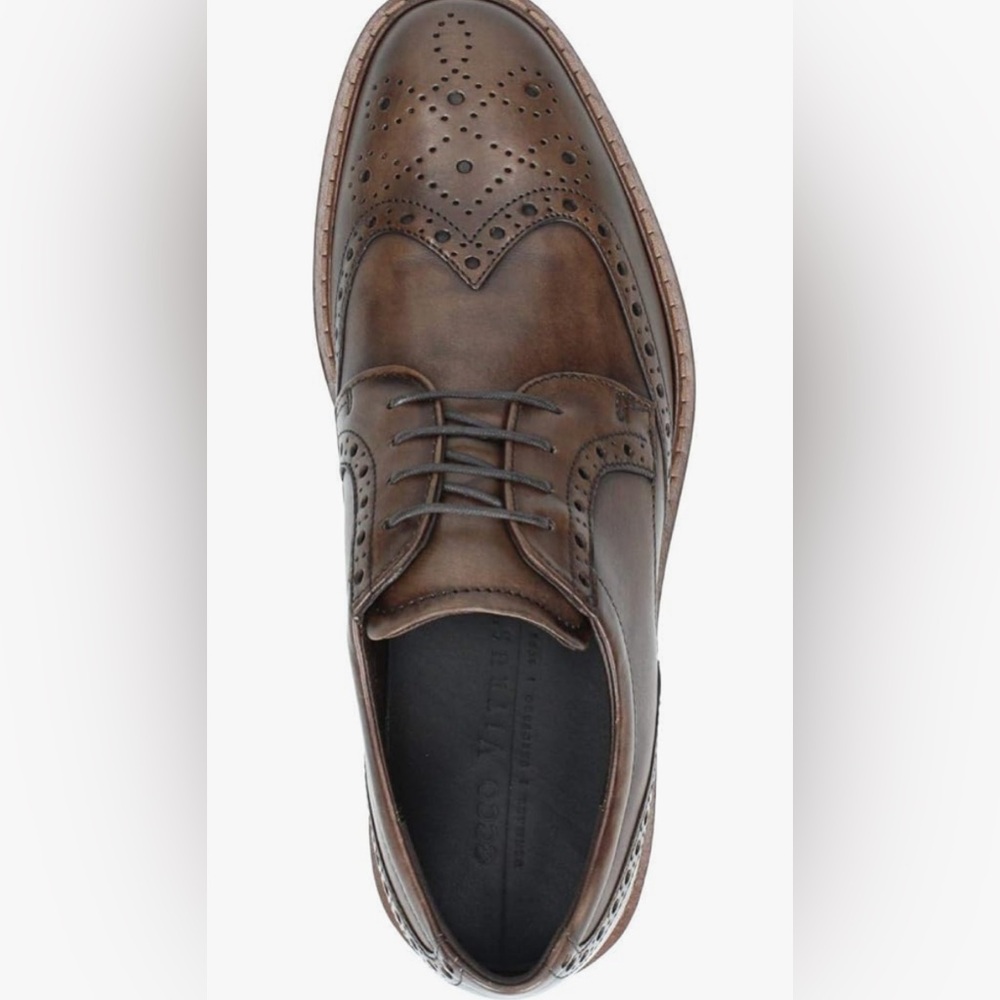 ECCO Vitrus I Wing Tip Tie Oxford para hombre 11.5   S8 - Picture 4 of 8